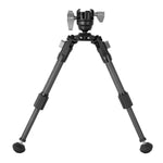 EQ-Precision 2QS A - Zweibein aus Aluminium mit abnehmbarer Picatinny-Schiene und Kugelkopf - Traglast 12 kg