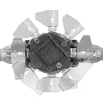 EQ-Precision 2QS C - Zweibein aus Carbon mit abnehmbarer Picatinny-Schiene und Kugelkopf - Traglast 12 kg