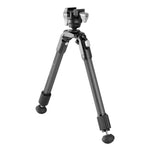 EQ-Precision 2QS C - Zweibein aus Carbon mit abnehmbarer Picatinny-Schiene und Kugelkopf - Traglast 12 kg
