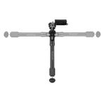 EQ-Precision 1 A - Zweibein aus Aluminium mit fester Picatinny-Schiene und Kugelkopf - Traglast 10 kg