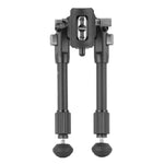EQ-Precision 1QS A - Zweibein aus Aluminium mit abnehmbarer Picatinny-Schiene und Kugelkopf - Traglast 10 kg
