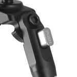 EQ-Precision 3QS A - Zweibein aus Aluminium mit abnehmbarer Picatinny-Schiene und Kugelkopf - Traglast 12 kg