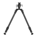 EQ-Precision 3QS C - Zweibein aus Carbon mit abnehmbarer Picatinny-Schiene und Kugelkopf - Traglast 12 kg (Kopie)