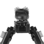 Equalizer 1 A - Zweibein aus Aluminium mit fester Picatinny-Schiene - Traglast 10 kg