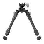 Equalizer 1QS A - Zweibein aus Aluminium mit abnehmbarer Picatinny-Schiene - Traglast 10 kg