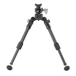 Equalizer 1QS C - Zweibein aus Carbon mit abnehmbarer Picatinny-Schiene - Traglast 10 kg