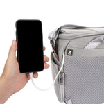 VEO City S36 - Schultertasche grau - 10 Liter + 1 Liter