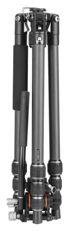 VESTA GO 234CV10 Reisestativ aus Carbon mit Videokopf - 5 kg Traglast