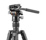 VESTA GO 234CV10 Reisestativ aus Carbon mit Videokopf - 5 kg Traglast