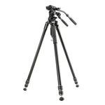 ALTA PRO 3VRL 303 AV18 - Videostativ aus Aluminium mit abnehmbarer Nivellierbasis - Traglast 15 kg