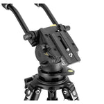 ALTA PRO 3VRL 303AV20 - Videostativ aus Aluminium mit abnehmbarer Nivellierbasis - Traglast 6 kg