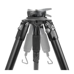 ALTA PRO 3VRL 303AV20 - Videostativ aus Aluminium mit abnehmbarer Nivellierbasis - Traglast 6 kg