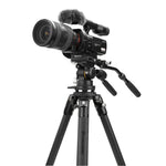 ALTA PRO 3VRL 303CV18 - Videostativ aus Carbon mit abnehmbarer Nivellierbasis - Traglast 15 kg