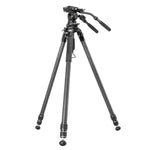 ALTA PRO 3VRL 303CV18 - Videostativ aus Carbon mit abnehmbarer Nivellierbasis - Traglast 15 kg
