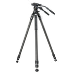 ALTA PRO 3VRL 303CV18 - Videostativ aus Carbon mit abnehmbarer Nivellierbasis - Traglast 15 kg