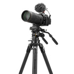 ALTA PRO 3VRL 303CV18 - Videostativ aus Carbon mit abnehmbarer Nivellierbasis - Traglast 15 kg