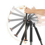 ALTA PRO 263AP - Stativ aus Aluminium mit Videoschwenkkopf - Traglast 5 kg